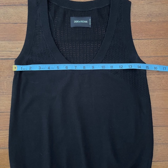 Zadig & Voltaire Milia VE Sleeveless Knit Top - Picture 5 of 8